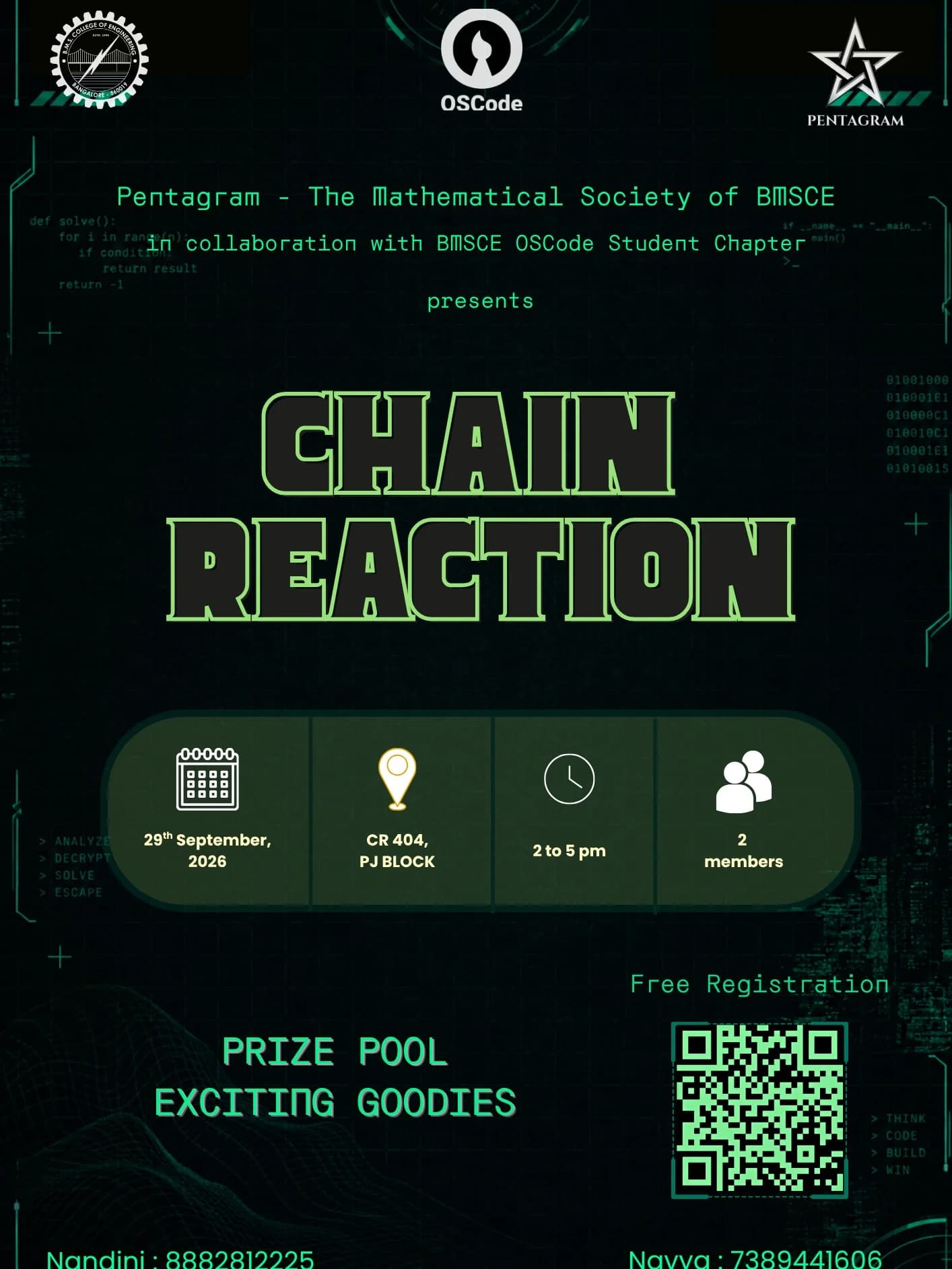 CHAIN REACTION banner