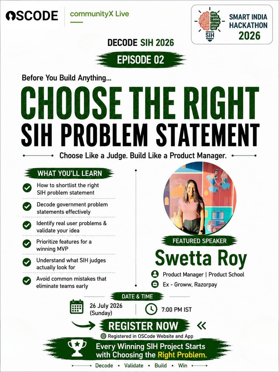 Before You Build Anything... Choose the Right SIH Problem Statement.